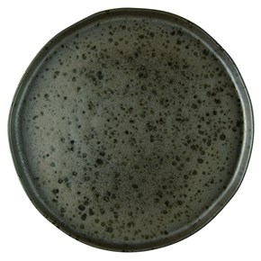 Πιάτο Επίπεδο ρηχό Πορσελάνης Stoneware Estia Phobos Marrone Γκρι 31x2,5cm 67-PHO5310 