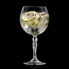 Ποτήρια  Gin Tonic Κρυστάλλινα Κολονάτα Melodia RCR Σετ 6τμχ 650ml 