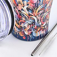 Θερμός με Καλαμάκι  Coffee Mug Save The Aegean Vibrant Vortex 350ml