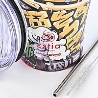 Θερμός με Καλαμάκι  Coffee Mug Save The Aegean Graffiti Rhthm 350ml