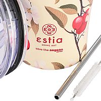 Θερμός με Καλαμάκι  Coffee Mug Save The Aegean Sakura Whisper 350ml