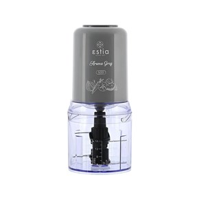 Πολυκόπτης Aroma Grey 400w Με Πλαστικό Δοχείο 500ml Estia 