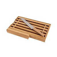 Επιφάνεια κοπής Bamboo Essentials Με μαχαίρι Ψωμιού 35.5x22x3.5cm Estia 01-12946