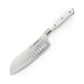 Μαχαίρι Santoku Επαγγελματικό Από Ανοξείδωτο Ατσάλι  Marble Comas Λευκό 12,5cm