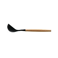 Κουτάλα Βαθειά Bamboo Essentials Σιλικόνης Μαύρη  31,5cm Estia 