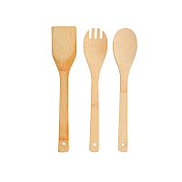 Σετ Bamboo Εργαλείων Μαγειρικής 4τμχ Μπεζ Estia 02-181901