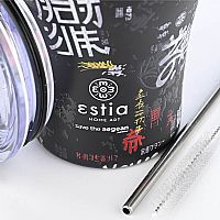 Θερμός με Καλαμάκι  Coffee Mug Save The Aegean TOKYO UNDERGROUND 350ml