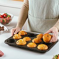 Φόρμα για muffins 12 Θέσεων Nature με αντικολλητική επίστρωση stone 35cm