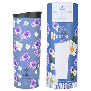 Θερμός Ποτήρι Travel Mug Save The Aegean Garden Blue 500ml