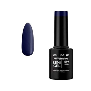 Ημιμόνιμο Βερνίκι Semi Gel 597 Berry 5ml Elixir