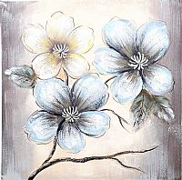 Πίινακας Καδρο Λουλούδια  Fylliana 148-91-025 60x60cm