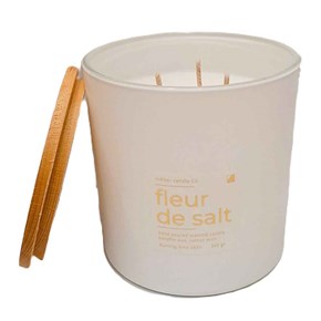 Αρωματικό κερί Fleur De Salt λευκό 350gr