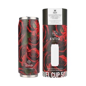Θερμός Travel Cup Save The Aegean TWILIGHT ROSE Estia 500ml