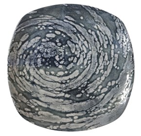 Πιάτο Ρηχό Τετράγωνο Πορσελάνης Porland  Vortex 184425 Μπλε 27cm