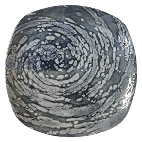 Πιάτο Ρηχό Τετράγωνο Πορσελάνης Porland  Vortex 184429 Μπλε 32cm