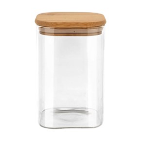 Γυάλινο Δοχείο Bamboo Essentials Με καπάκι 950ml Estia 