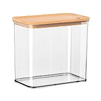 Δοχείο Αποθήκευσης Πλαστικό  Bamboo Essentials Με καπάκι Στοιβαζόμενο 1650ml Estia 