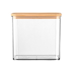 Δοχείο Αποθήκευσης Πλαστικό  Bamboo Essentials Με καπάκι Στοιβαζόμενο 1650ml Estia 