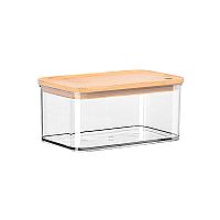 Δοχείο Αποθήκευσης Πλαστικό  Bamboo Essentials Με καπάκι Στοιβαζόμενο 750ml Estia 