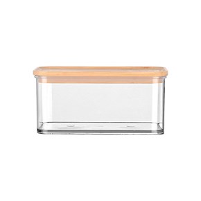 Δοχείο Αποθήκευσης Πλαστικό  Bamboo Essentials Με καπάκι Στοιβαζόμενο 750ml Estia 