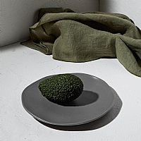 Πιάτο Φρούτου Mare Graphite Stoneware 21cm 