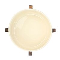 Σαλατιέρα Allure Με Βάση  Ivory 28cm 