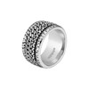 Ανδρικό Δαχτυλίδι με Ζιργκόν από Ατσάλι Zippo 13mm