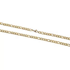 Senza Αλυσίδα Λαιμού Gold Stainless Steel Μήκους 45cm