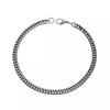 Ανδρικό Βραχιόλι Stainless Steel Gun Metal 17-23cm