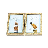 Κορνίζα Πολυεστερική Διπλή 13x18cm 