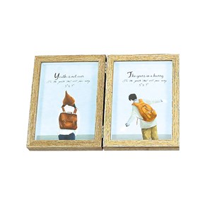 Κορνίζα Πολυεστερική Διπλή 13x18cm 