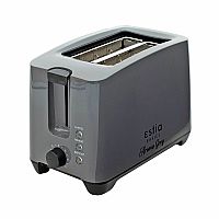 Φρυγανιέρα 2 Θέσεων 750W με 7 επίπεδα ψησίματος Aroma Estia  Γκρι 