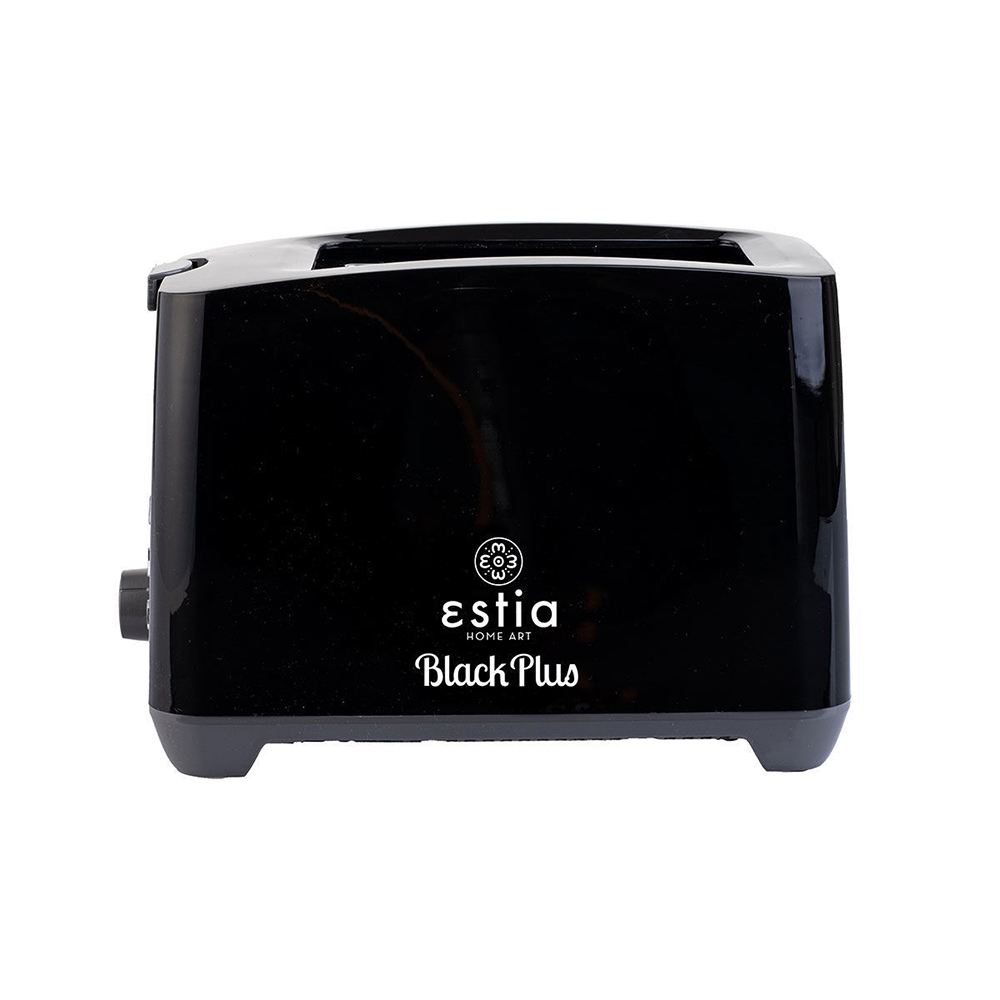 Φρυγανιέρα 2 Θέσεων 750W με 7 επίπεδα ψησίματος Black Plus Estia Μαύρη