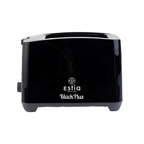 Φρυγανιέρα 2 Θέσεων 750W με 7 επίπεδα ψησίματος Black Plus Estia Μαύρη