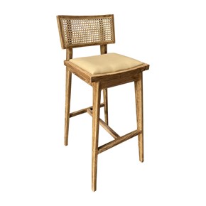 Σκαμπώ από Ξύλο Teak  Εξωτερικού Χώρου Reta 45x50x100cm