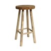 Σκαμπό από Ξύλο Teak  Εξωτερικού Χώρου Bar Stool 35x72cm