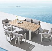 Τραπέζι  Taupe Εξωτερικού Χώρου 213.6x100x76.5 H