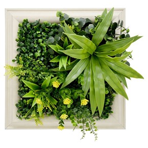 Συνθετική Φυλλωσιά σε Κορνίζα Flourishing Spring 25x25cm