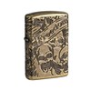 Αναπτήρας Armor® Freedom Skull Antique Brass Original Zippo®