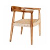 Καρέκλα Korfu Teak Wood Εξωτερικού Χώρου 63x54x76h 