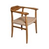 Καρέκλα Russel Teak Wood Εξωτερικού Χώρου 63x54x76h 