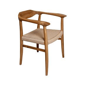 Καρέκλα Russel Teak Wood Εξωτερικού Χώρου 63x54x76h 