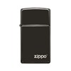 Αναπτήρας Slim® High Polish Black Zippo® Logo