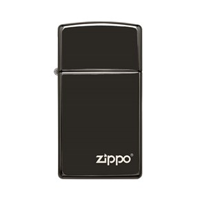 Αναπτήρας Slim® High Polish Black Zippo® Logo