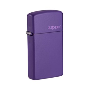 Αναπτήρας Slim® Purple Matte Zippo® Logo