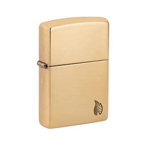 ΑναπτήραςArmor® High Polish Brass Flame Design Zippo®