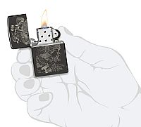 Αναπτήρας Skull Mushroom Design Zippo® 