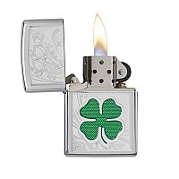 Αναπτήρας  Clover High Polish Chrome Design Zippo® 