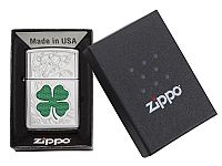 Αναπτήρας  Clover High Polish Chrome Design Zippo® 