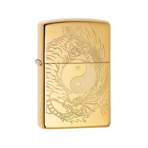 Αναπτήρας Tiger and Dragon Design Gold Zippo® 
